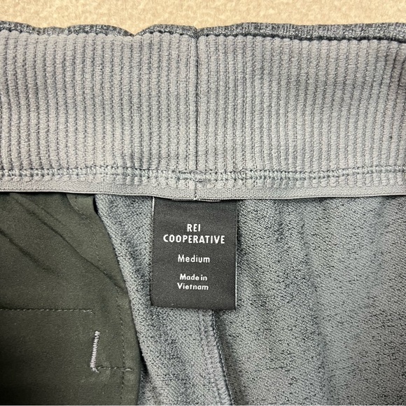 REI Co-op Pants Womens Medium Heather Gray Double Back Crop Sweatpants Tapered - Picture 6 of 9
